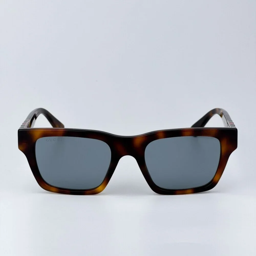 Gucci Men BRAND NEW Sunglasses Havana Grey Square GG1889S 004